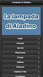 Mobile Screenshot of lampadadialadino.it